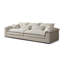 Canapé modulaire en velours blanc-364069760