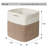  Dovecove 3-Pack Foldable Fabric Cube Storage Bins with Reinforced Handles, Collapsible Closet Organizer Bins for Shelves, Clothes and Toys (Set of 3)-1294198813