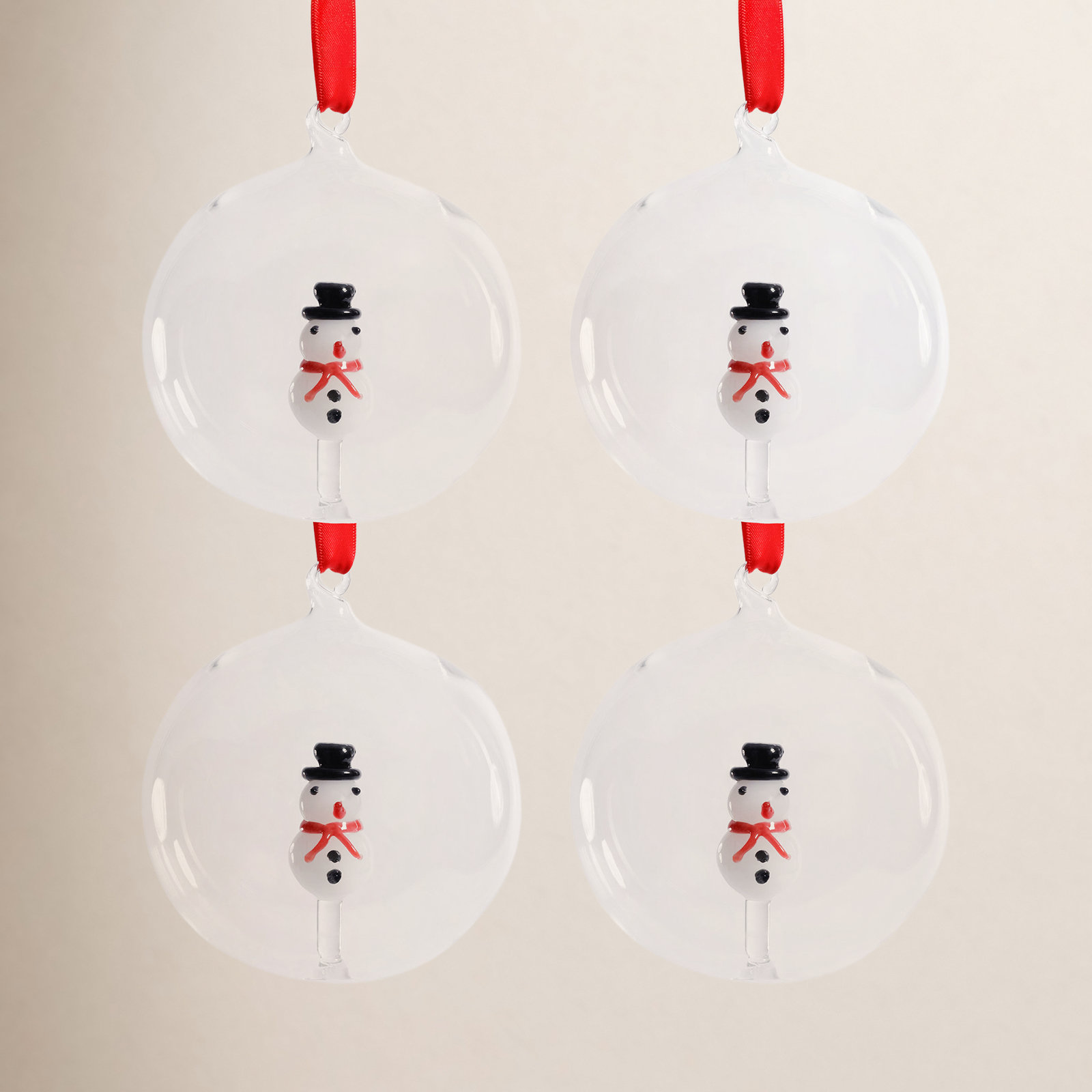 5" Glass Bauble