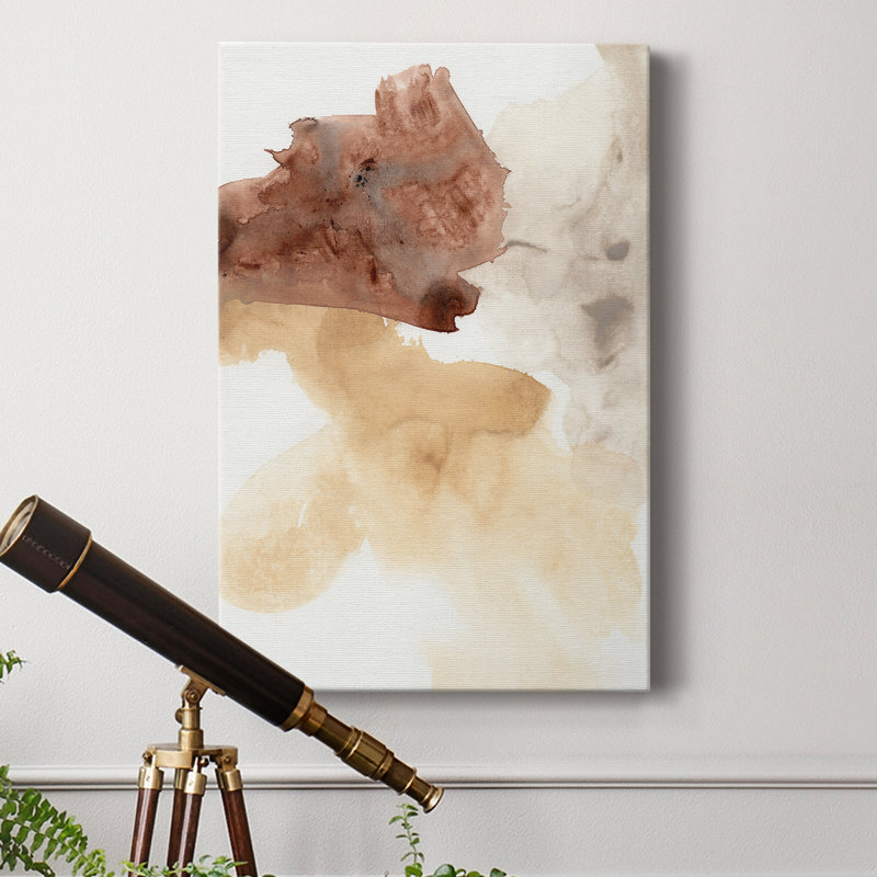 Tectonic Geyser II - Wrapped Canvas Print, 60" H x 40" W x 1" D