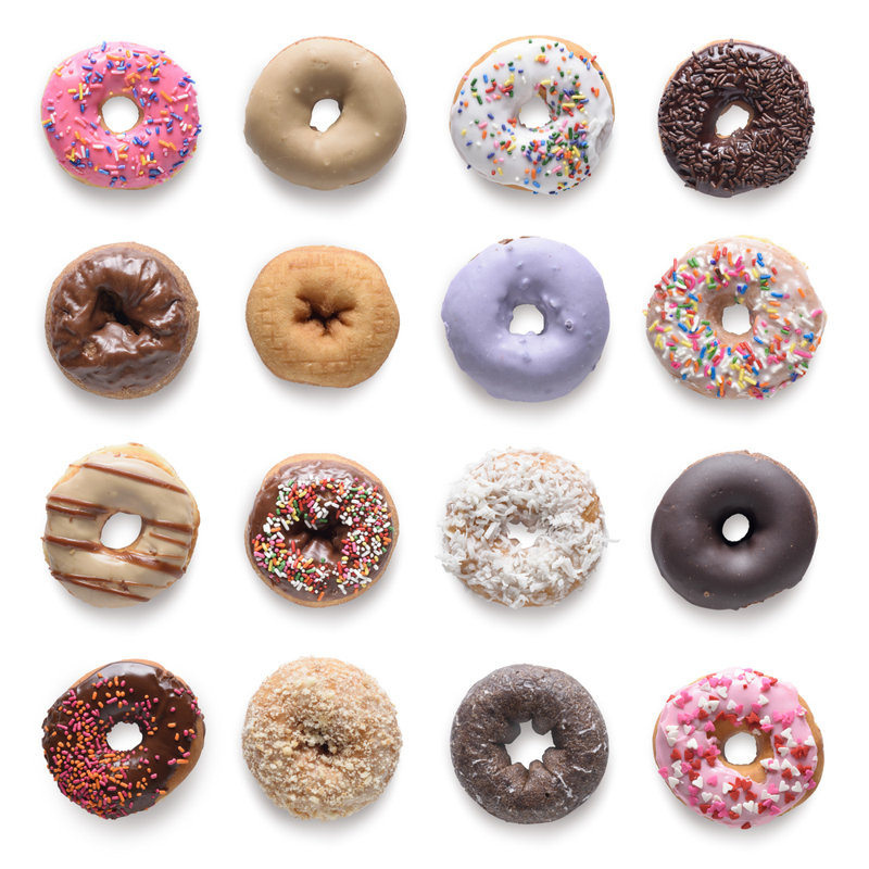 Collection Donuts, H 12 po x l 12 po