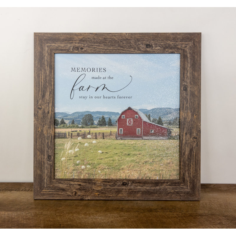 Souvenirs faits à la ferme - impression