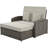 PE Wicker Rattan Double Chaise Lounge, 2-Person Reclining Daybed With Adjustable Back And Cushions, Free Furniture Protection Cover-16567800