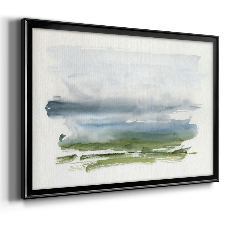 Toile tendue encadrée Coastline Splash III, Noir, H 14 po x l 20 po x P 1,5 po