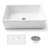 30 x 20 inch Fireclay Reversible Farmhouse Apron-Front Kitchen Sink-92468498
