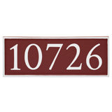 Serif 1-Line Wall Address Plaque