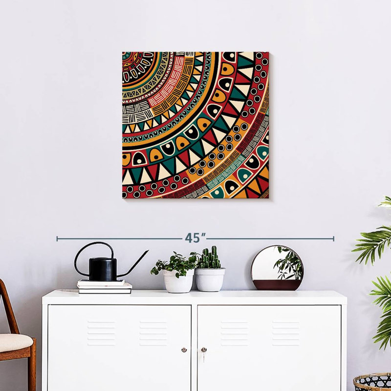 Motif africain Kerner, H 24 po x l 24 po