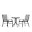 Artu 2 - Person Patio Dining Set with Round Table-1241088634
