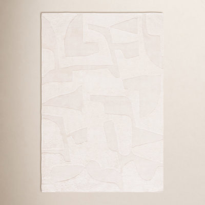 Sarya Handmade Cotton Ivory Rug