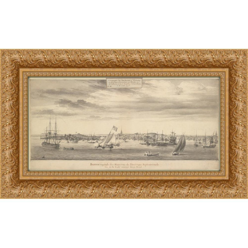 Port de Boston (1778), H 11 po x l 18 po