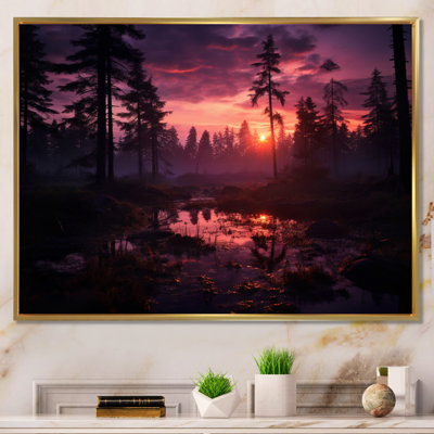 " Sunset Forest Whispers "