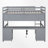 Gursimran Kids Full Loft Bed with Drawers-891721055