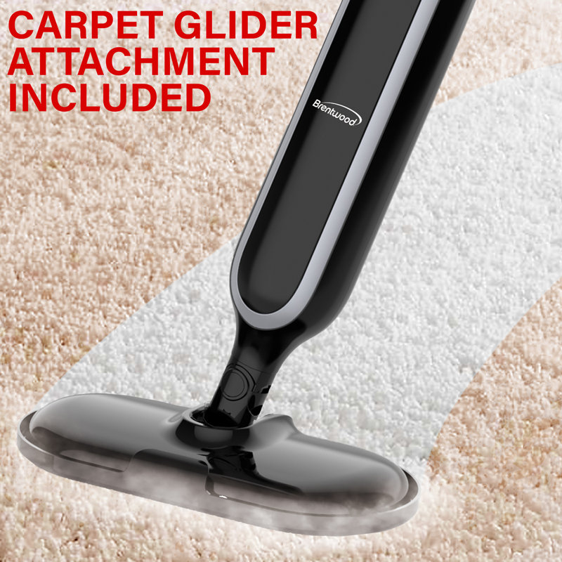 Brentwood Bagless Steam Cleaner & Steam Mop, Black