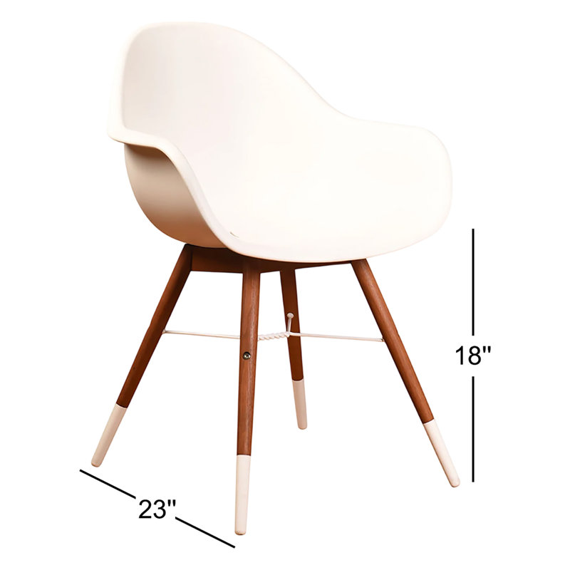 Ensemble de 2 chaises de patio Alyisa, Eucalyptus foncé