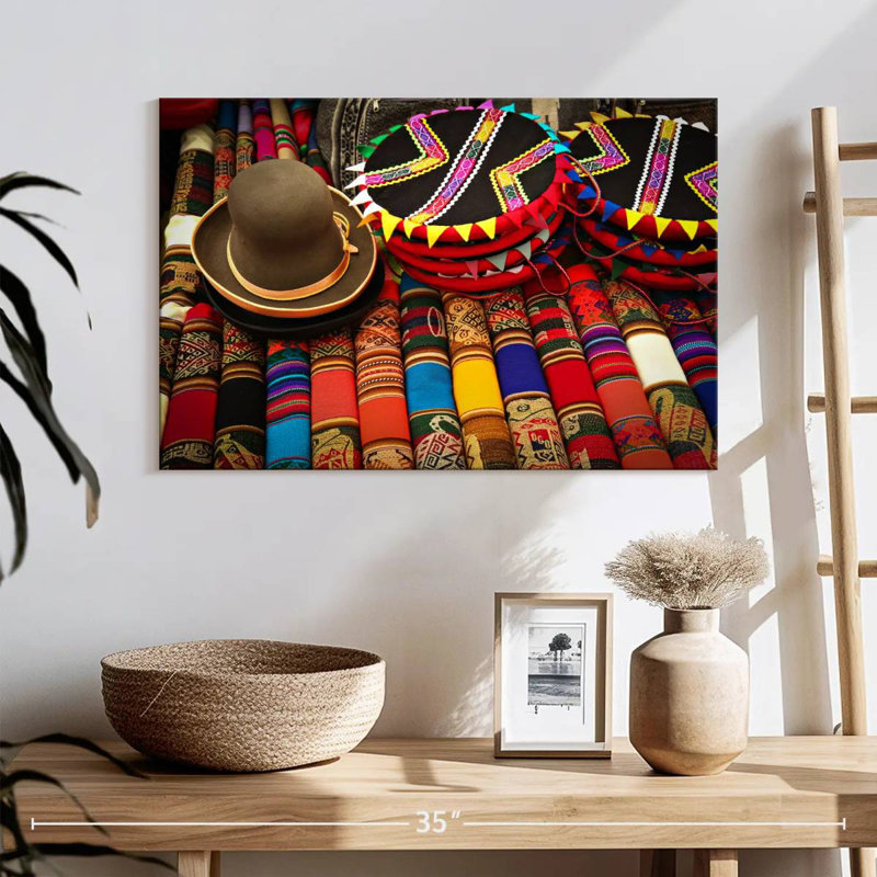 Textiles péruviens Kerner, H 30 po x l 45 po