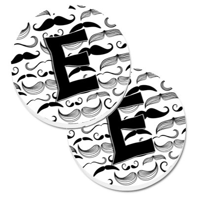 Sous-verre voiture moustache initial