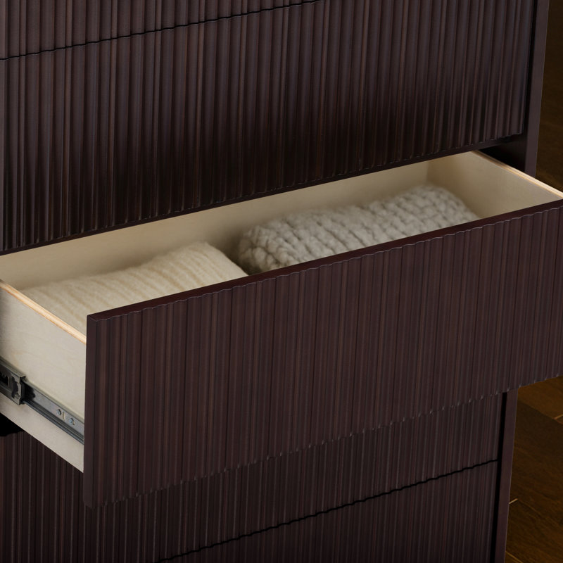 Commode 5 tiroirs Tremolo, Espresso