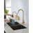Single Handle Stainlesaucet With Pull Down Sprayer-117581145