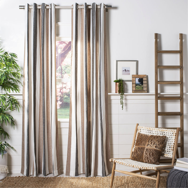Panneau de rideau simple obscurcissant avec œillets, l 52 po x L 96 po
