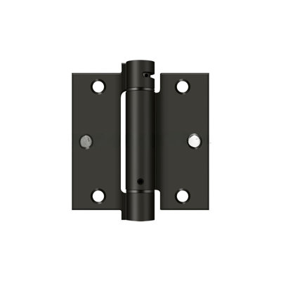 Charnière à ressort Deltana DSH35U10B 3 1/2 po x 3 1/2 po; Finition bronze huilé