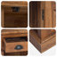 Solid Wood Rectangle Accent Cabinet