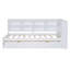 Lit de jour simple avec 2 tiroirs, lit de jour avec tablette de rangement et ports de chargement USB, lit de jour-324715221