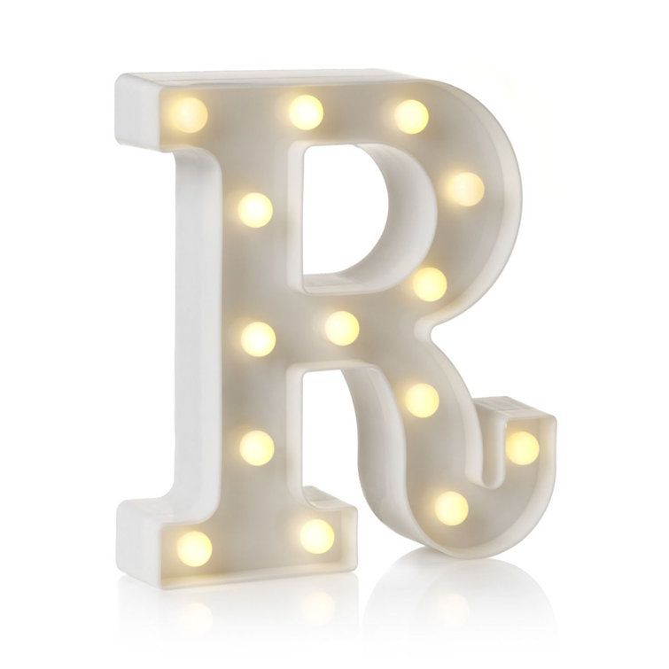 Klehm LED Alphabet Light Up Letters and Numbers