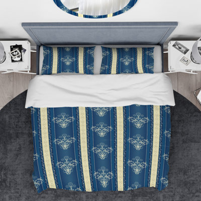 Traditional Polyester Abstract Duvet Cover