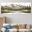 «Alaska Winter River Into Denali National Park II», ensemble d'art sur toile Alaska-327394167