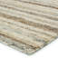 Tapis rayé crème / gris fait à la main Hatha (8 pi x 10 pi)-555168761