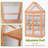 18.3" W x 29.9" D Wooden Raised Flower Garden Shelf-70355518