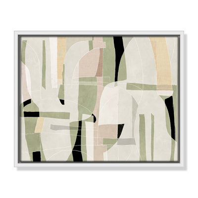 Sunny Barcelona - Floater Frame Canvas