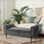 Banc de rangement avec repose-pieds Wingfield-107080380