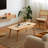 Table basse en bois massif avec rangement Karger