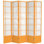 83.5" Bamboo Tree Double Cross Shoji Room Divider