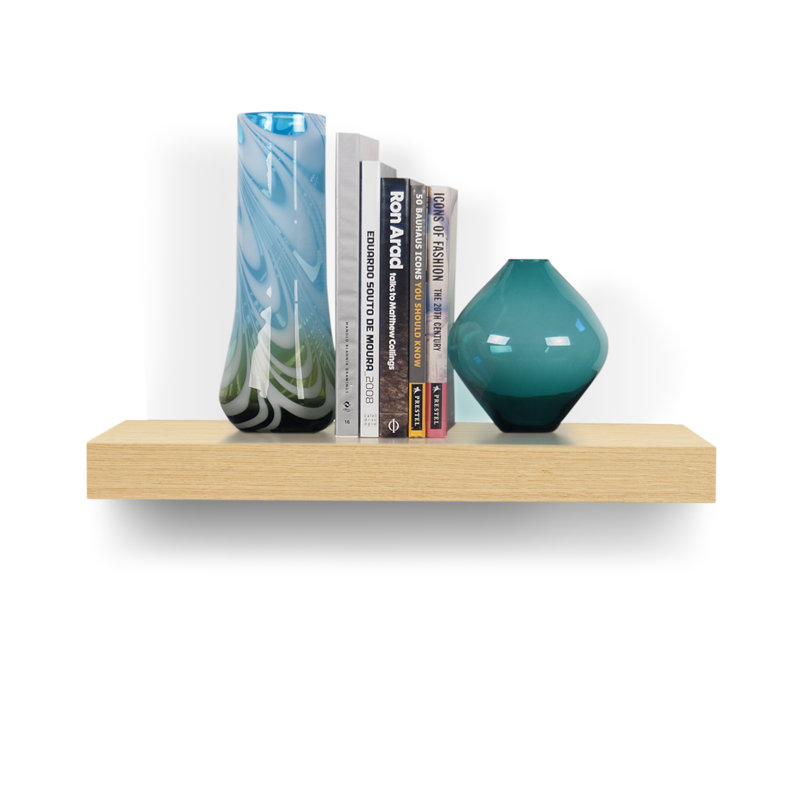 Balda Floating Shelf, Oak, 2'' H x 24'' W x 9'' D
