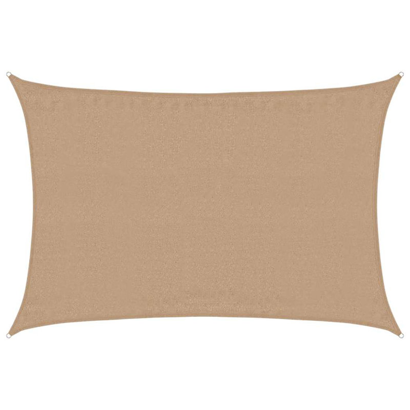 Dakota Fields 500cm W x 350cm D Plastic Cover Retractable Freestanding Awning, Taupe