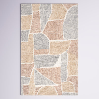 Itzel Hand Tufted Geometric Area Rug 
