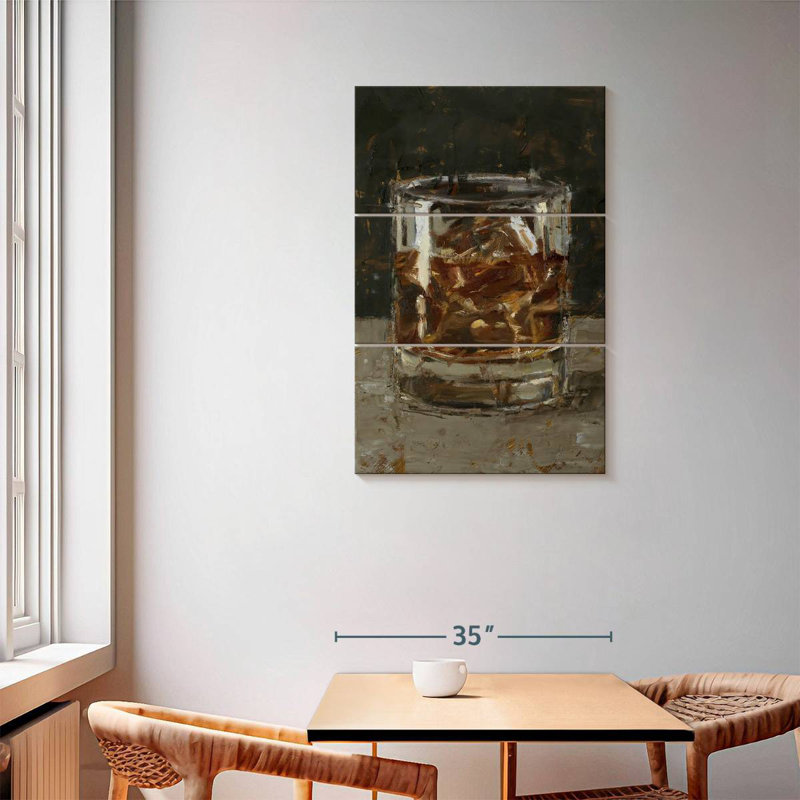 Yarlin The Hard Stuff I, 57" H x 36" W