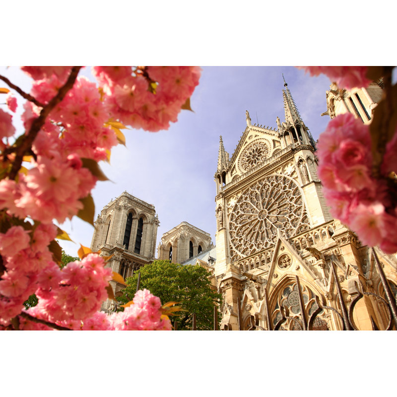 Grazie Notre Dame Cathedral - Wrapped Canvas Print, 51cm H x 76cm W x 3.8cm D