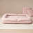 Convertible Fold-Out Double Sofa Bed,Pink