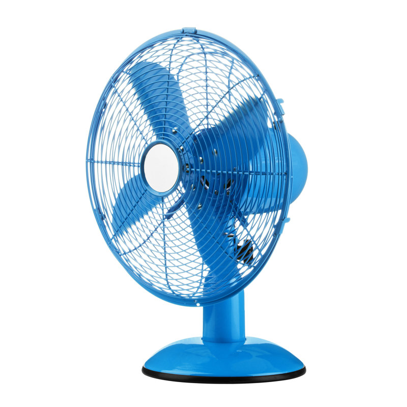 Oscillating Table Fan, Blue