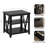 Rectangle Tiered Wooden Side Table