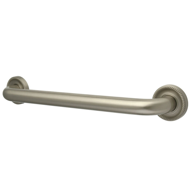 Kingston Brass Camelon 1-1/4 Inch O.D Grab Bar, 18" W, Oil Rubbed Bronze