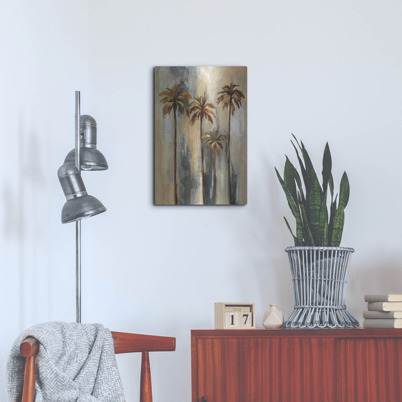 "Palmiers II" par Silvia Vassileva, H 24 po x l 16 po