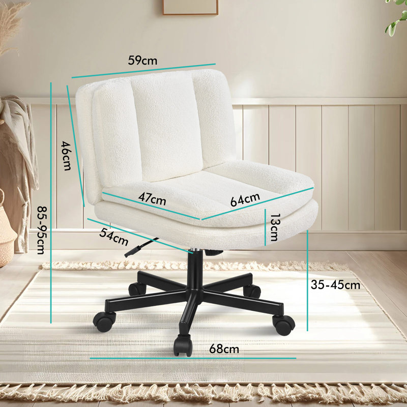Criss Cross Chair, Boucle, White