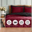 Ensembles de literie pour grand lit confortable en microfibre, maison moderne réversible