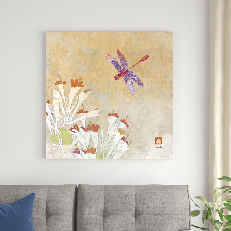 Libellule lustrée I, H 36 po x l 36 po x P 1,25 po