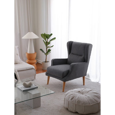 Bina Upholstered Wingback Chair