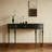 Modern Classic Black Solid Wood Console Table